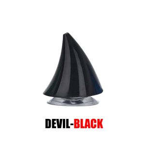 1Pair Universal Helmet Devil Horn Reusable Cute Motorcycle Helmet Decorative With Suction Cup