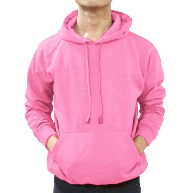 JAKET SWEATER HOODIE PINK POLOS M L XL XXL Lazada Indonesia