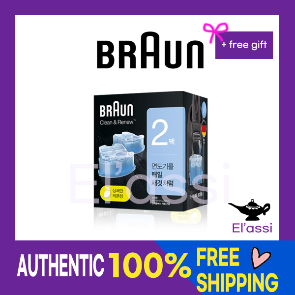 [BRAUN] Braun Clean & Renew Refill Cartridges Model CCR 2ea | Lazada