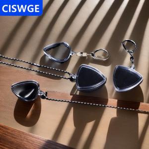 [COD] CISWGE AUTOPARTS Guitarist lưu trữ guitar chọn hộp bộ sưu tập rõ ràng chủ Keyring Túi hình trái tim chọn kích thước trường hợp phụ kiện âm nhạc