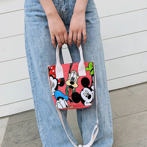 Tas Selempang Wanita Kekinian Kasual Lucu Hand Tote Bag Cewek Karakter Kartun Fashion Korea COD T191