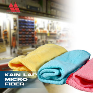 Kain Lap Micro Fiber Ukuran 29x27cm Serbaguna Mobil Motor Perabotan MicroFiber Satuan