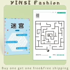 YINSI Childrens Educational Toy Concentration Maze Training Book Student Attention Game Puzzle Intelligence Development Toys