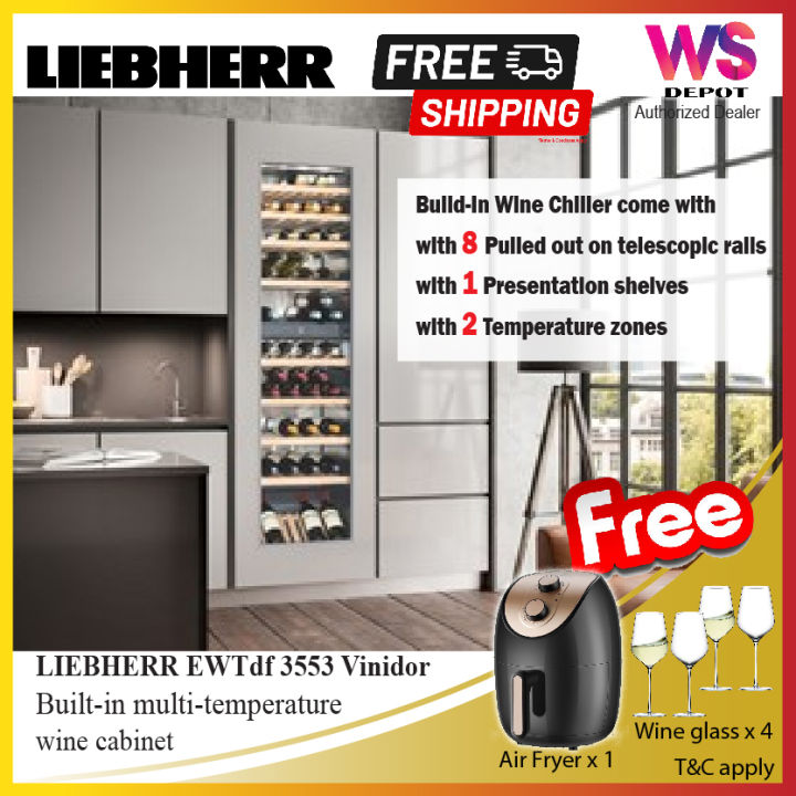 LIEBHERR EWTdf 3553 BuiltIn Multi Temperature Wine Cellar (2 Zones