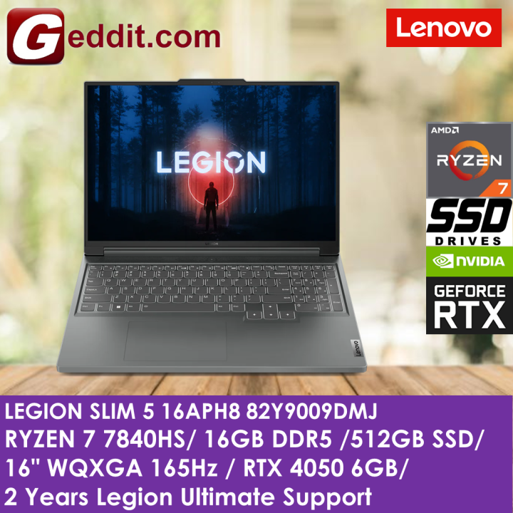 LENOVO LEGION SLIM 5 16APH8 82Y9009DMJ GAMING LAPTOP (RYZEN 7 7840HS ...