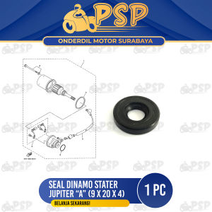 Seal Dinamo Stater Jupiter (9x205x4) "A" - Sil Siel Karet Oli Oil Dinamo Dynamo Starter Yamaha