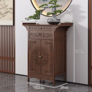 Shrine Cabinet Console Table Entrance Table Buddha Altar Cabinet Altar Cabinet Buddha Altar Cabinet High-End Quality Safe and Environmentally Friendly 神台桌