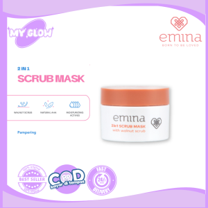 Emina 2in1 Scrub Mask With Walnut Scrub 50ml