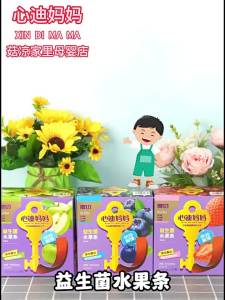 Xindi Mom Childrens Snacks Fruit Strips Fruit Pulp Strips Fruit Bars Blueberry Strawberry Probiotic Nutrition