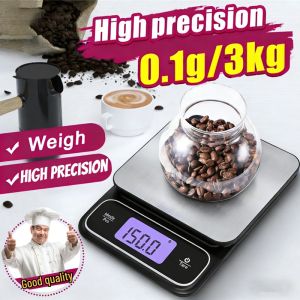 Stainless Steel Digital USB Kitchen Scales 10kg/5kg Electronic Precision Food Diet scale for Cooking Baking Measure Tools