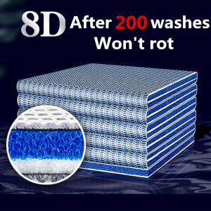 Reusable 8 Layer Fish Tank Filter Sponge Biochemical Aquarium Filter Foam Cotton Wool 8D 6D No Glue Filter Media