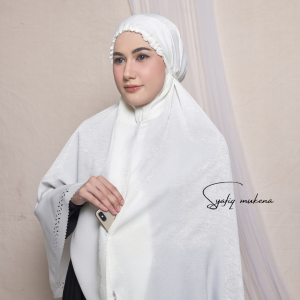 Kerudung Bergo Hijab Instan Saku Santorini Laser Cut Jilbab Umroh Haji Pengajian