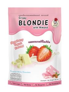 (จัดส่งใน1-2วัน)🔥ซื้อ10เเถม1🔥J-Deli ไวท์ชอคโกแลตบราวนี่กรอบ😍ขนมเพื่อสุขภาพสูตรหวานน้อย ผสมเนื้อผลไม้ หวานน้อย ไม่ใส่เนย ไม่มีไขมันทรานส์ ไม่มีสารกันเสีย❌