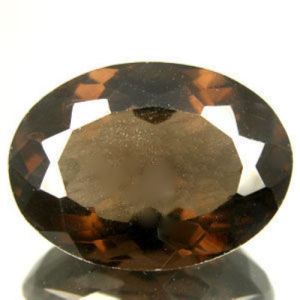 Alluring Natural Smoky Brown Brazil Quartz 33.40 Cts. Oval Cut Eye Clean Grade AAA+ Loose Gemstone