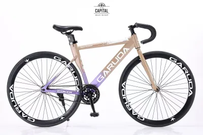 Garuda Hurracane Steel Fixed Gear Bicycle New 700c All Black Kit