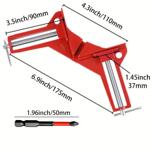 Right Angle Clamp 90 Degrees Corner Clamp Picture Frame Holder Glass Holder DIY Woodworking Hand Tools
