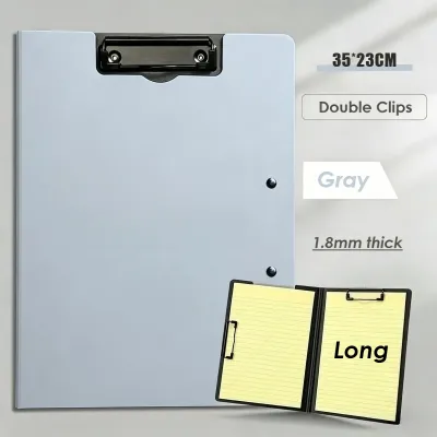 Clipboard with Long Cover Foldable Clipboard Document Organizers Cardboard material23x35cm