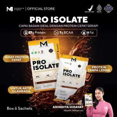 MUSCLE FIRST Pro Isolate Box - Whey Protein Suplemen Fitness