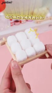 CuddleCove Diy Moldy Tofu Toy Set Safe Simulation Food Clay Kit Mainan Kanak Kanak Stress Relief 仿霉豆腐玩具套装
