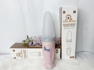 [TIỆN DỤNG] Bình thìa ăn dặm - Bình thìa silicon cho bé - Shopmegold1989