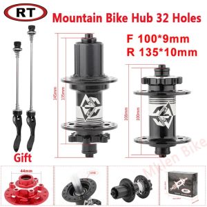 New RT bicycle hub 32 holes 5 rear bearing hub 100*9/13515/142*12mm BS 8/9/10/11S quick release disc brake mountain bike hub *10mm QR 100*