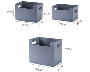 Portable Plastic Stationery Folding Storage Basket便携式塑料文具折叠收纳筐