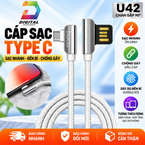 Cáp Sạc Type C Hoco U42 Chính Hãng Chân Gập Chống Gãy