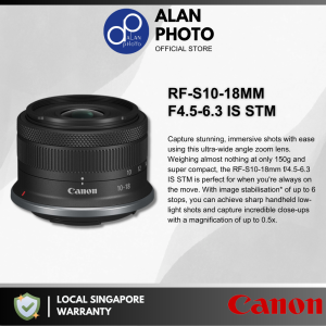 Canon RF-S 10-18mm F4.5-6.3 IS STM Lens Canon RF | Canon Singapore Warranty
