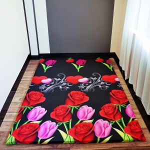 Kasur Busa ROYAL FOAM Lipat Tebal Motif Elegan Premium/karpet import LP