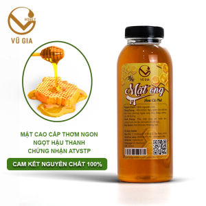 Mật Ong Nguyên Chất Hoa Cà Phê Vũ Gia - Dòng Cao Cấp Chất Lượng Vượt Trội - Tăng cường sức đề kháng hỗ trợ giảm cân dạ dày tiêu hóa làm đẹp giảm mụn xóa mờ thâm nám