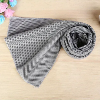 Sports cooling towels and portable sweat absorbing quick drying outdoor exercise and fitness sweat wicking towels