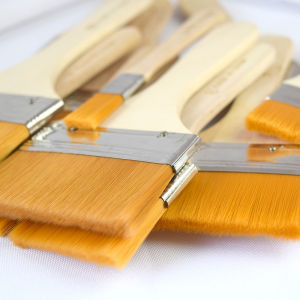 Cọ vẽ cán gỗ bản lớn nhiều size panhxo chổi vẽ panh xô chuyên dụng màu nước acrylic sơn dầu...