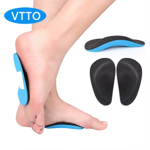 VTTO 1Pair EVA Orthopedic Insoles Orthotics Flat Foot Health Sole Pad For Shoes Insert Arch Support Pad For Plantar Fasciitis Men Woman