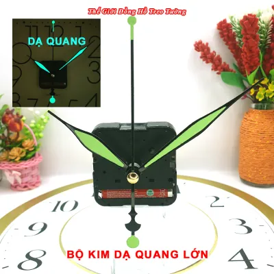 Máy Đồng Hồ KIM TRÔI Trục Cao 18mm LOẠI TỐT ĐÀI LOAN CP - Bộ Kim DẠ QUANG - BH 1 Năm - Tặng Pin