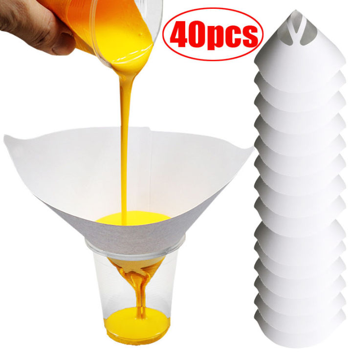 Fine Paint Filter Paper Strainers Funnel Car Paint Spray