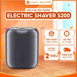 Máy Cạo Râu Xiaomi Electric Shaver S200 | Chống nước Pin 60 Phút Cạo Khô Ướt Cảm Biến Thông Minh