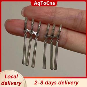 [COD] AqToCna Ship within 24 hours 1Pair One Piece Zoro Anime Earrings Women Men Cosplay Earrings Piercing Jewelry Fashion Fake Triple Earring Dangle Long Earing