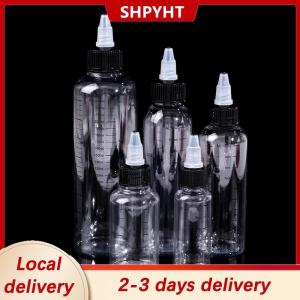 [COD] SHPYHT Local delivery Ship within 24 hours 30ml-250ml Plastic PET Liquid Capacity Dropper Bottles Pigment Ink Containers