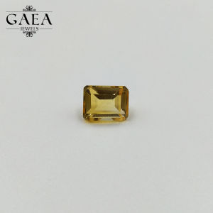 Citrine (Octagon) | 黄水晶 | November Birthstone | Natural Gemstones | Batu Permata Asli