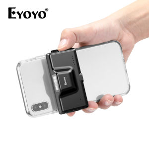 Eyoyo 2D Bluetooth Barcode Scanner Wireless Back Clip-on Phone Bar Code Scanner with Adjustable for 1D CMOS QR PDF417 Code Work with Phone Android OS for Warehouse Inventory Library