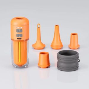 LABAICAI Cordless Camping Light Air Pump Rechargeable 5pcs Nozzles Electric Air Pump Multifunctional Ultra Fast Inflatable Pump Beach