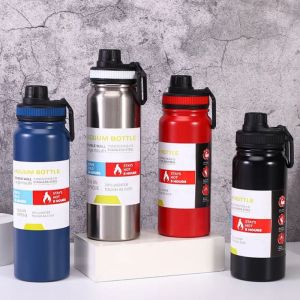 Botol Minum Termos Sport Portable 750ml / Tumbler Stainless Premium Tahan Panas