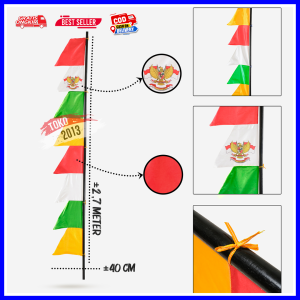 UMBUL UMBUL WARNA WARNI 8 GERGAJI 27METER