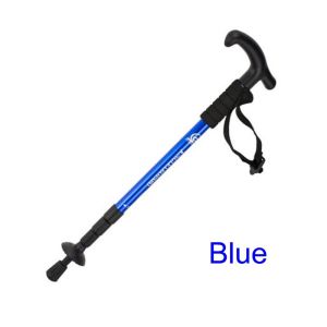 AFAU Outdoor Trekking Poles 1pcs 6061 Aluminum Alloy Adult Collapsible Telescopic Walking Sticks Family Alpenstocks Ultralight Hiking Stick-ST01 Aluminum Alloy Trekking Pole Family Pack Men Women Kid Walking Stick 3 Sections Folding Alpenstock