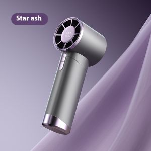 Mini Fan Rechargeable Strong Wind 100 Gear Wind Speed Electric Fan Digital Display Adjustable Turbo Portable Outdoor Handheld