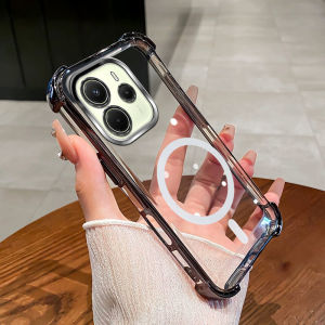 【 Shockproof 】Case For Redmi Note 14 5g Phone Case 2025 New Magnetic design aesthetic Case SZ15