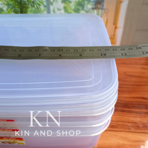 TOPLES KOTAK BESAR 1600 MILI  SEALWEAR BOX ISI 6 PCS Toples  Serbaguna DAN LAUK LAINNYA