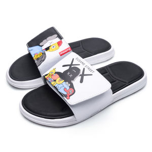 Dép lê quai ngang dán nam nữ unisex Kaws x Susame Street Cao cấp - Dép đôi thời trang ulzzang hàn quốc đi cực êm chân chống trơn trượt tốt chất liệu siêu bền TH-17