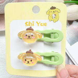 Sanrio kẹp tóc mờ kẹp tóc Trẻ em dễ thương tóc mái bên kẹp tóc tóc gãy phụ kiện tóc của cô gái phụ kiện tóc Phụ kiện tóc cho em bé của cô gái