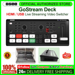 OSEE GoStream Deck HDMI/USB Live Streaming Video Switcher 4 Channel SD Card Slot erge Video Sources 6-Layer Composition